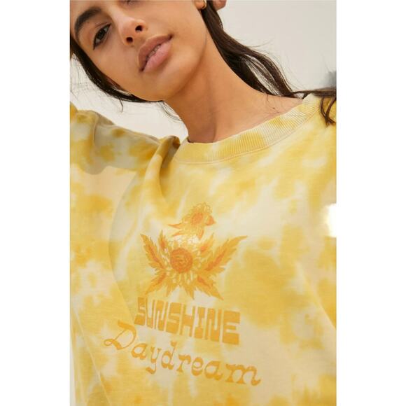 Anthropologie Sun Keep Sunshine Daydream Sweatshirt - Picture 2 of 8